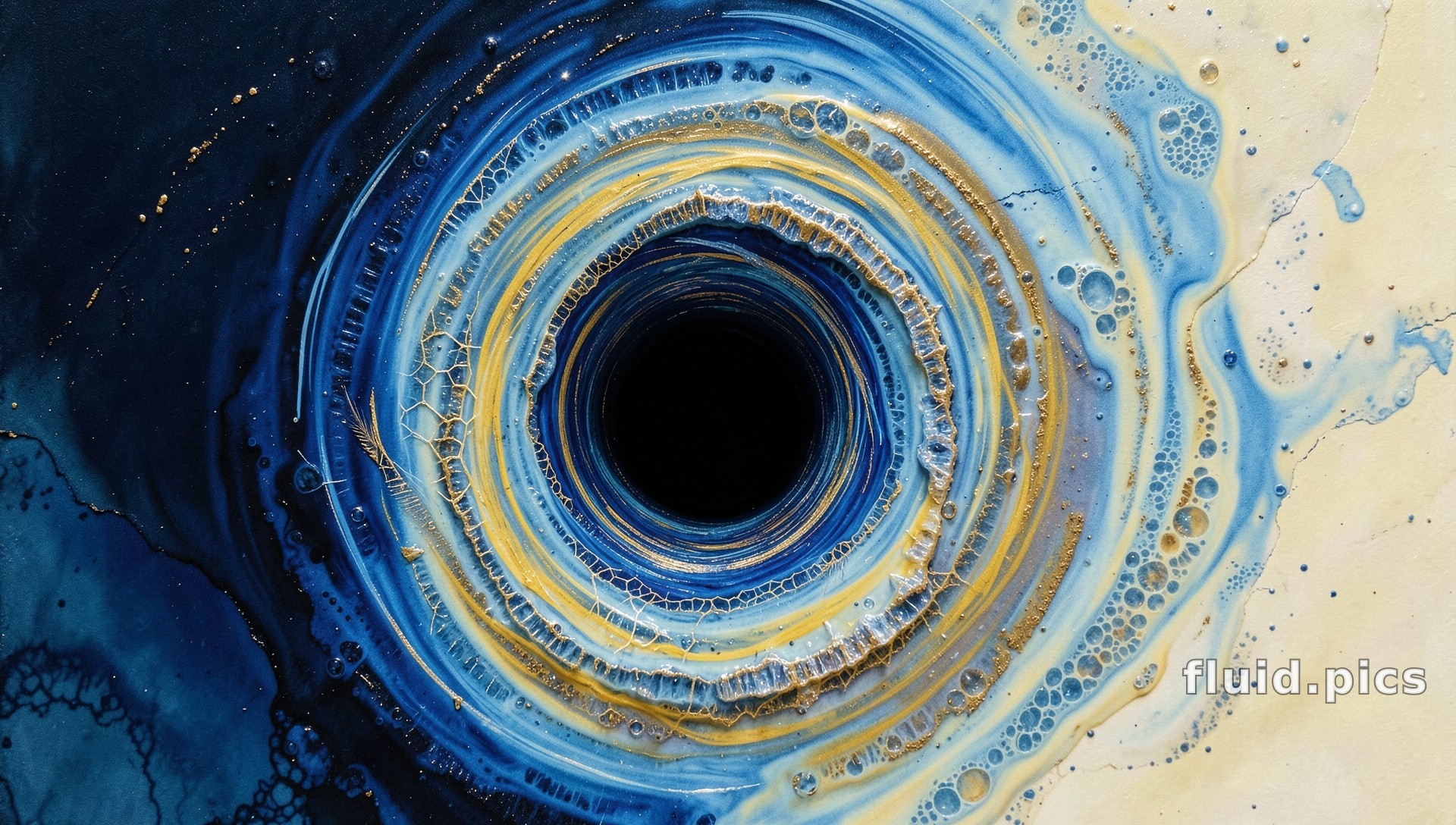 Golden-Rimmed Hole — Гибридное искусство