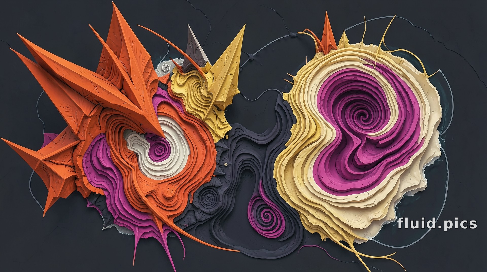 Paper Shells — Fractal Art