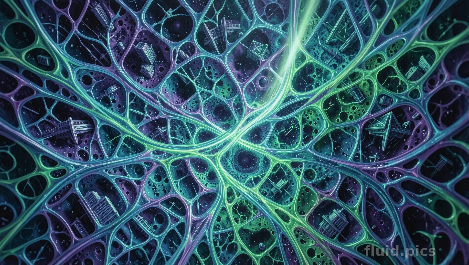 Urban Neurons — Psychedelic Abstract