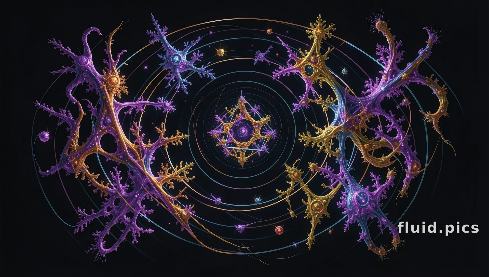 Rings of Sparks — Fractal Art