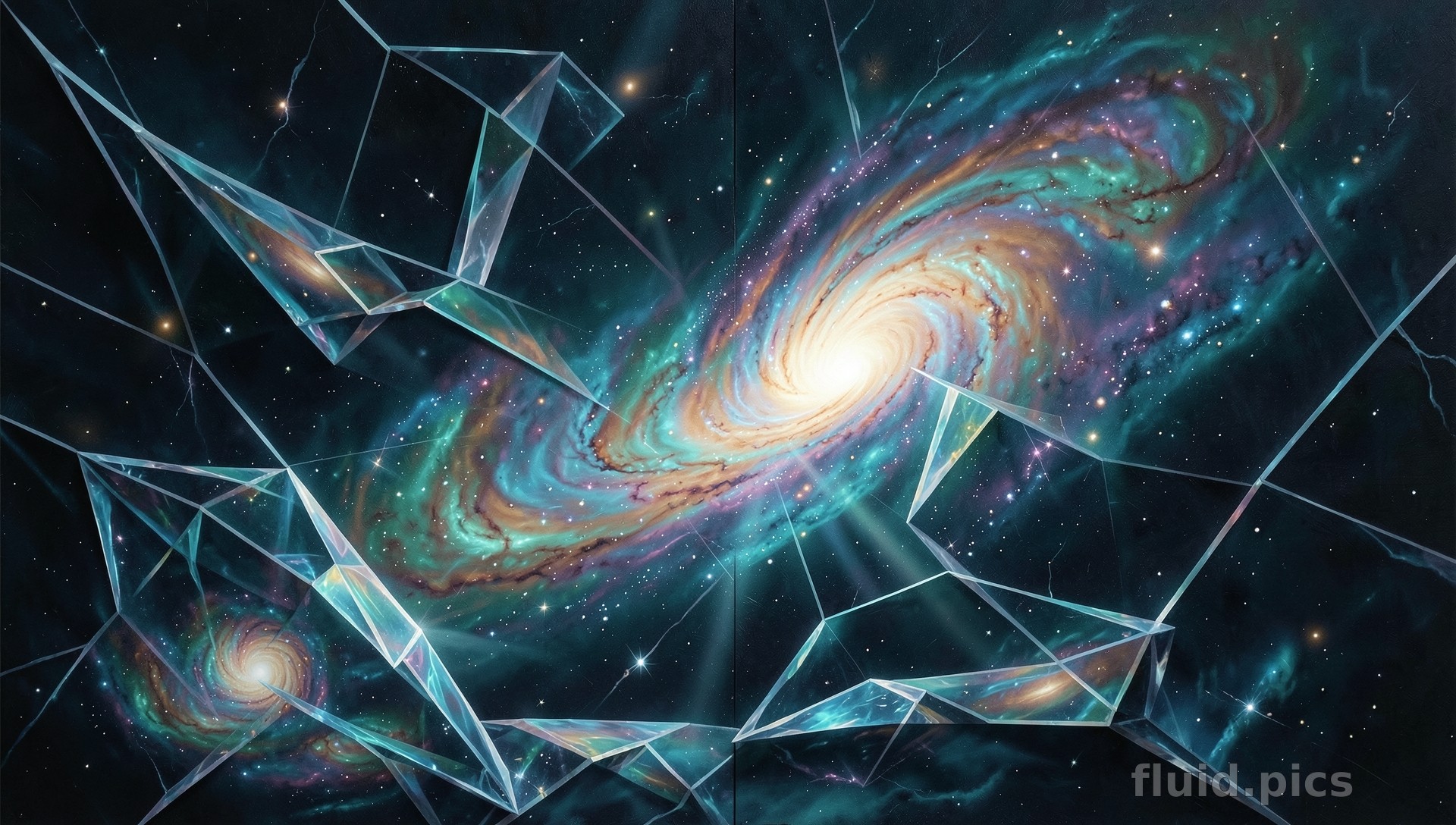 Cosmic Mirrors — Psychedelic Abstract