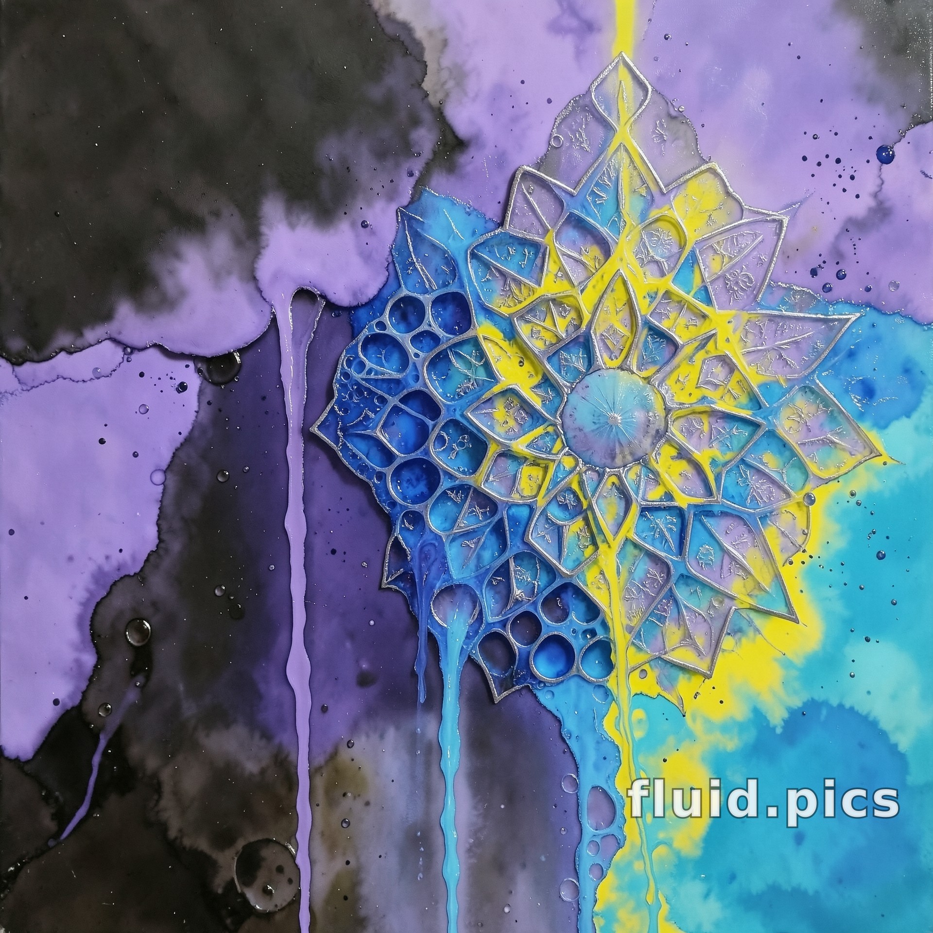 Star in Drops — Гибридное искусство