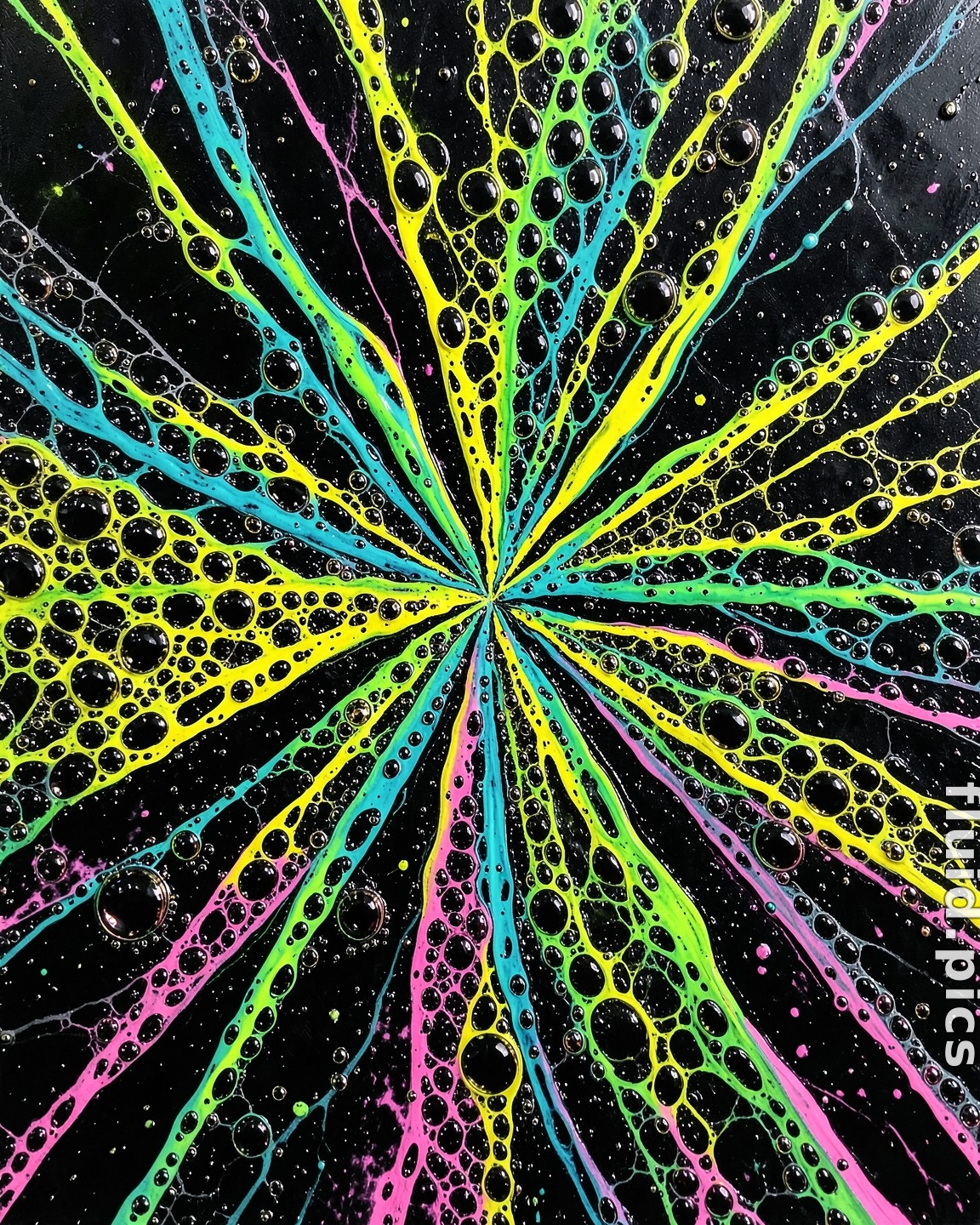 Electric Fern — Флюид-арт