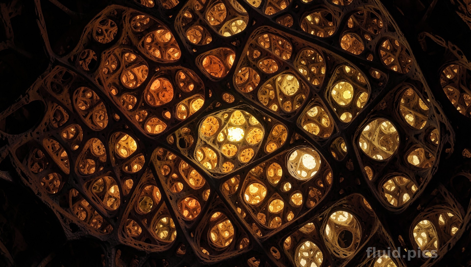 Sun's Honeycomb — Fractal Art