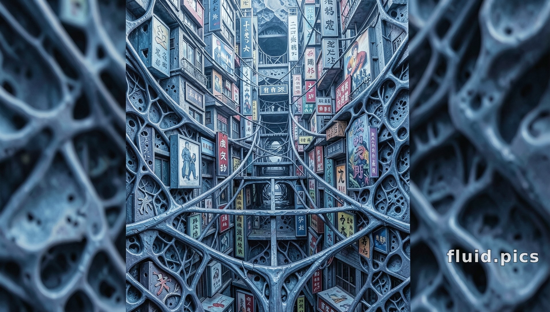 Signs in Stone Web — Psychedelic Abstract