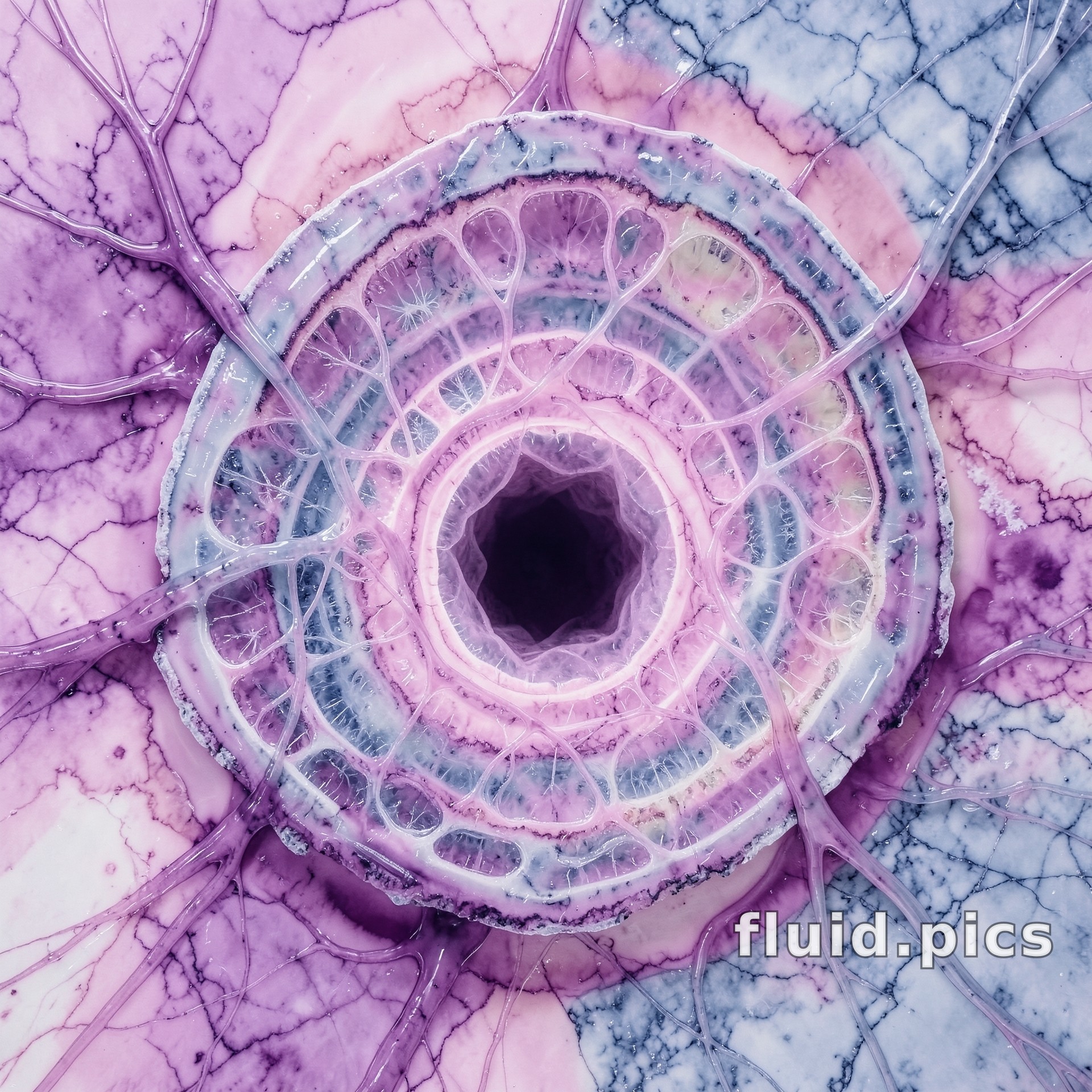 Crystal Funnel of Being — Hybrid Art