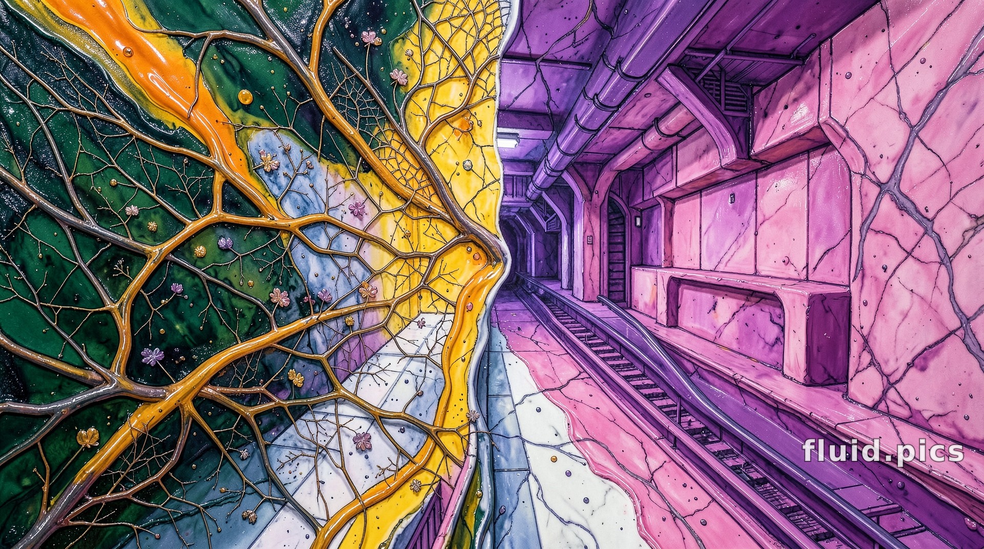 Forest Passage — Гибридное искусство