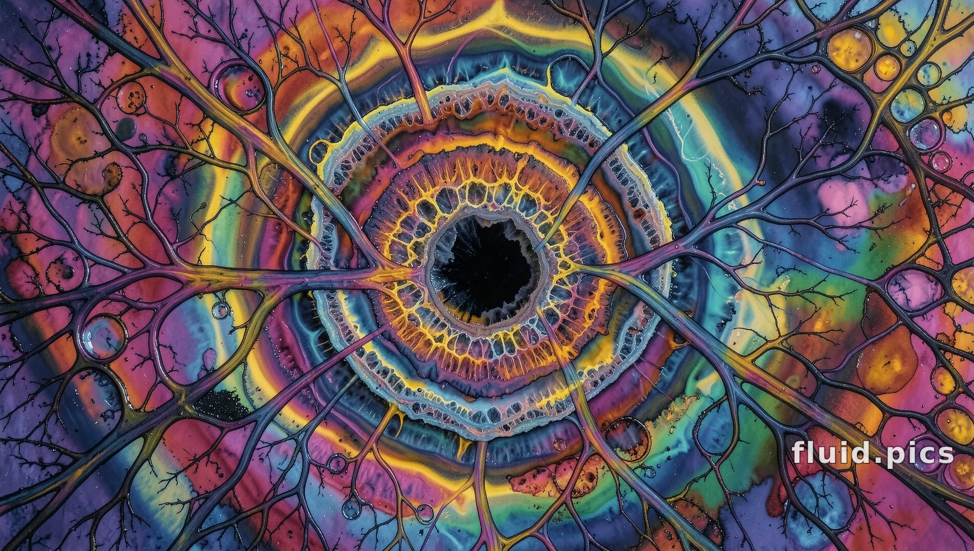 Rainbow Pupil — Hybrid Art