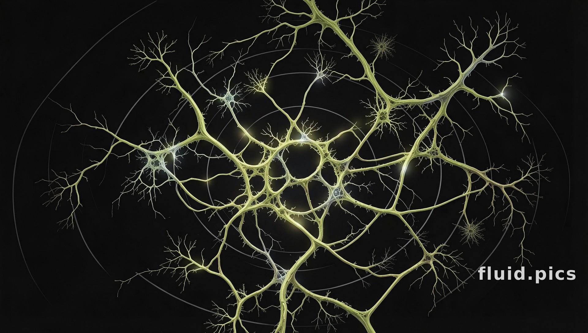 Fireflies on the Branches — Fractal Art