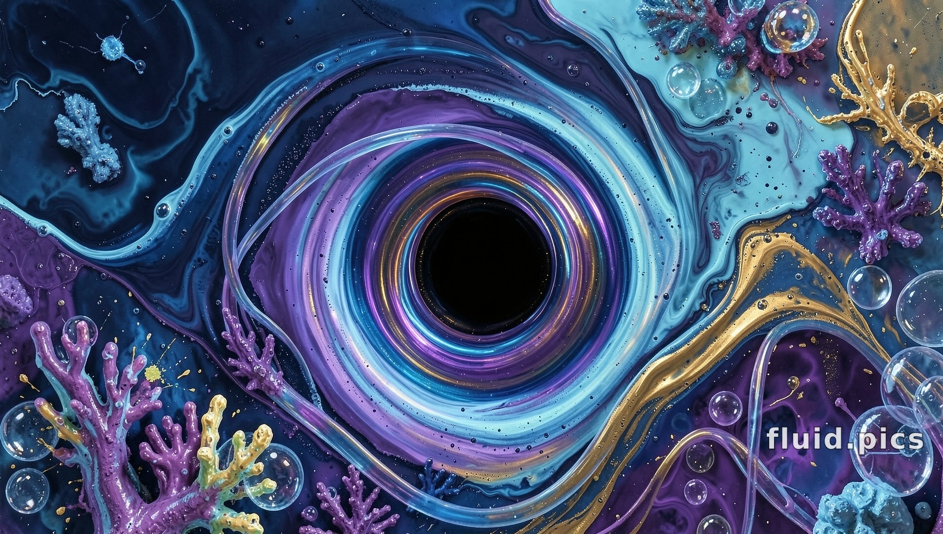 Whirlpool of Coral Dreams — Гибридное искусство