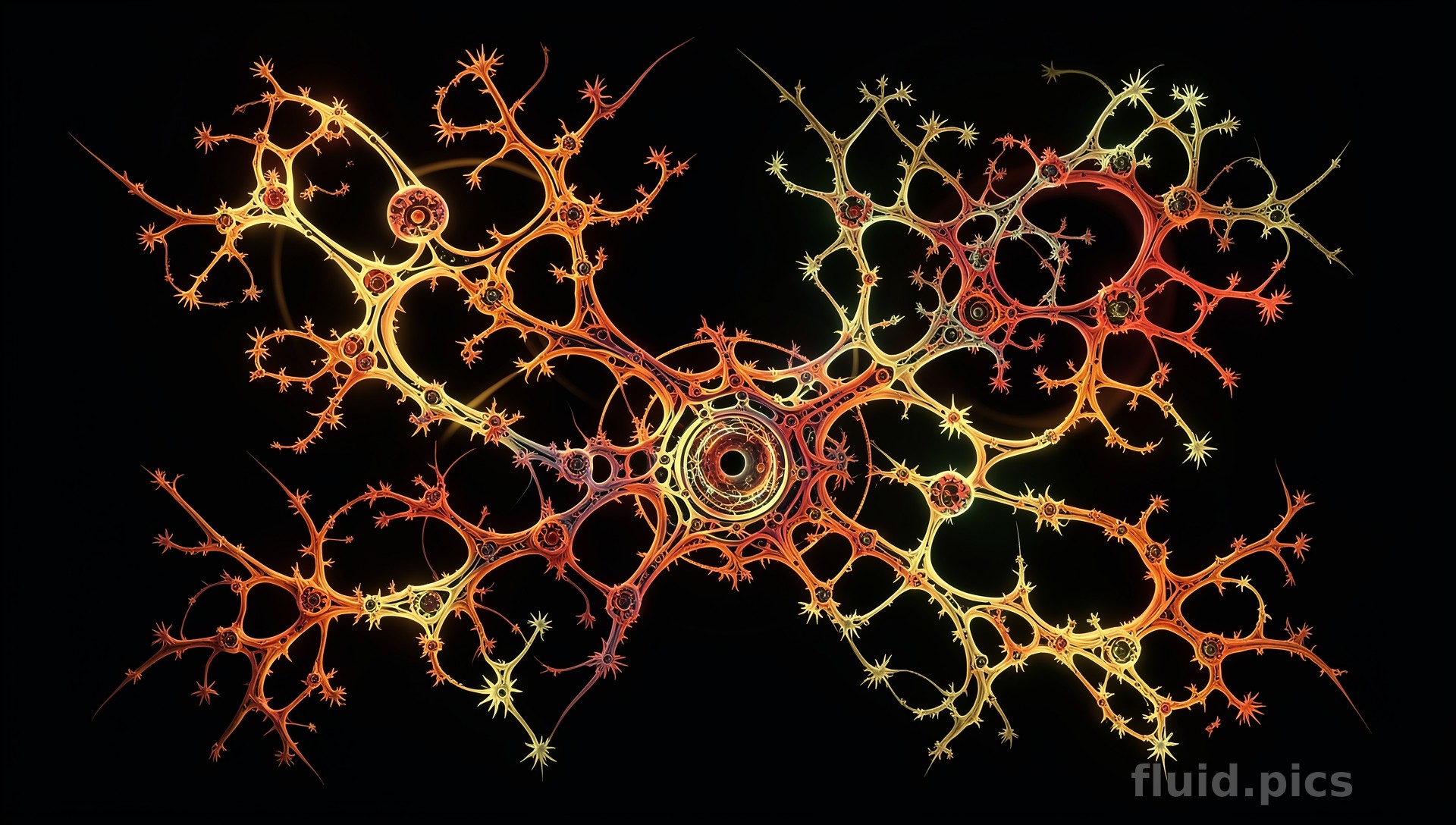 Winter Waterfall — Fractal Art