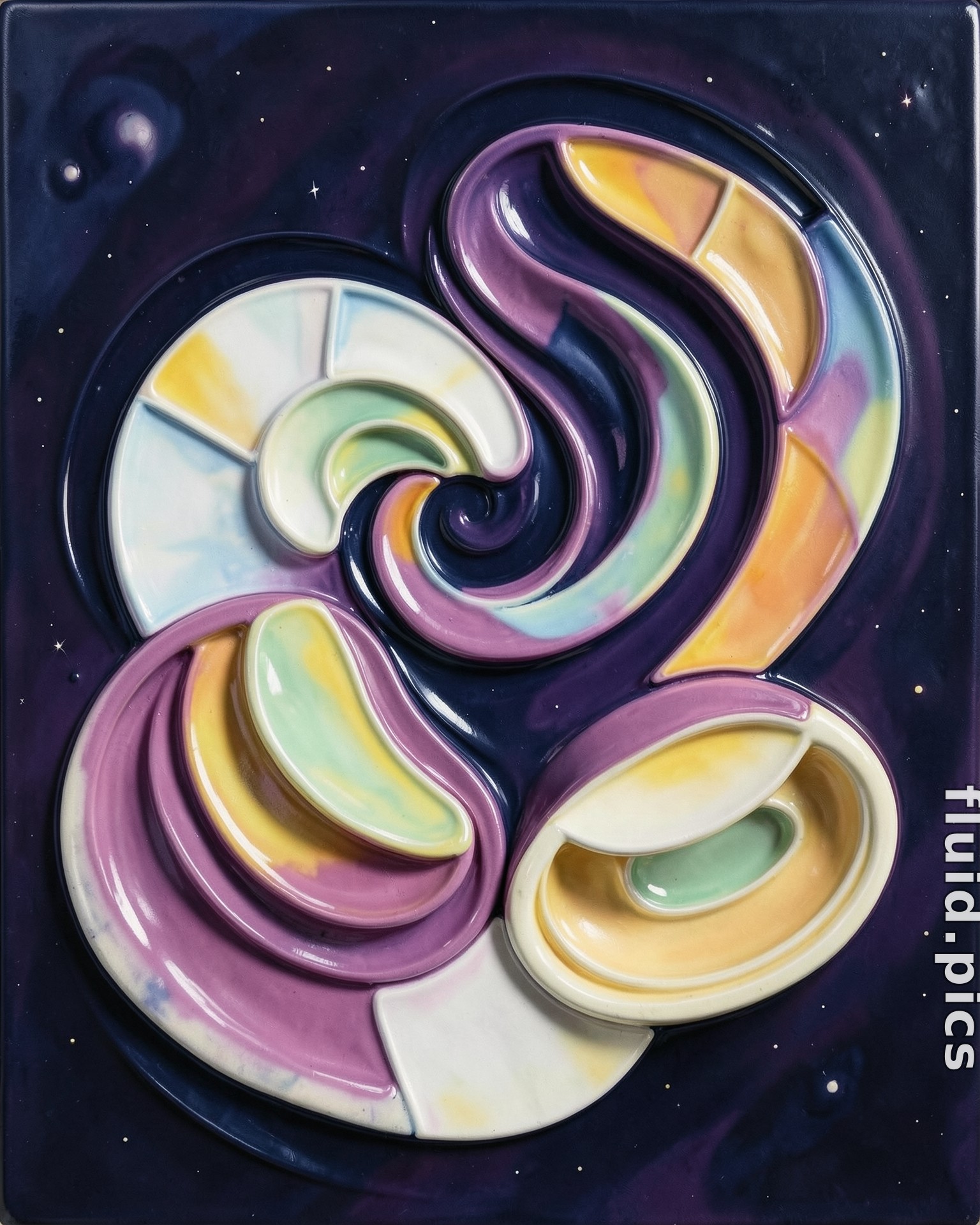 Star Snail — Psychedelic Abstract