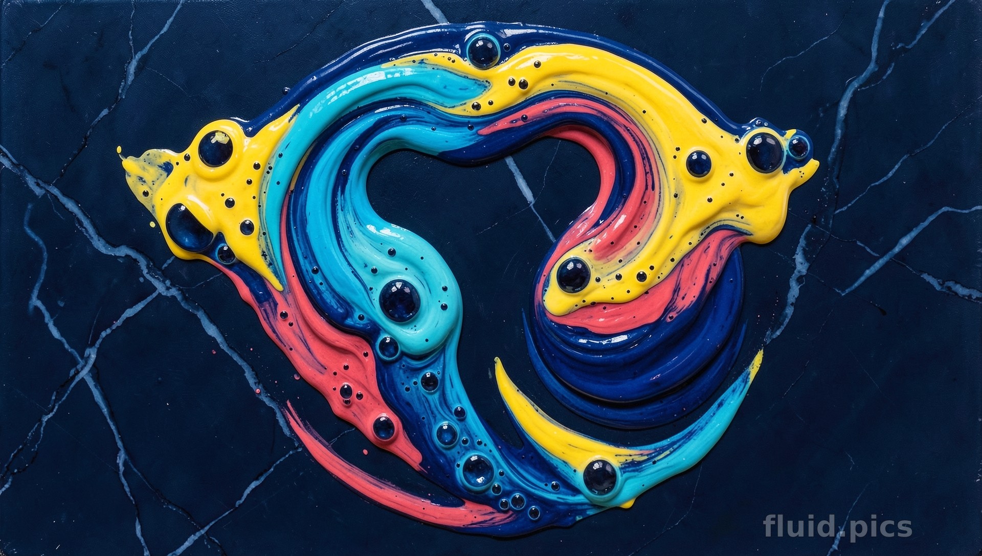 Sea Snails Dance — Fluid Art