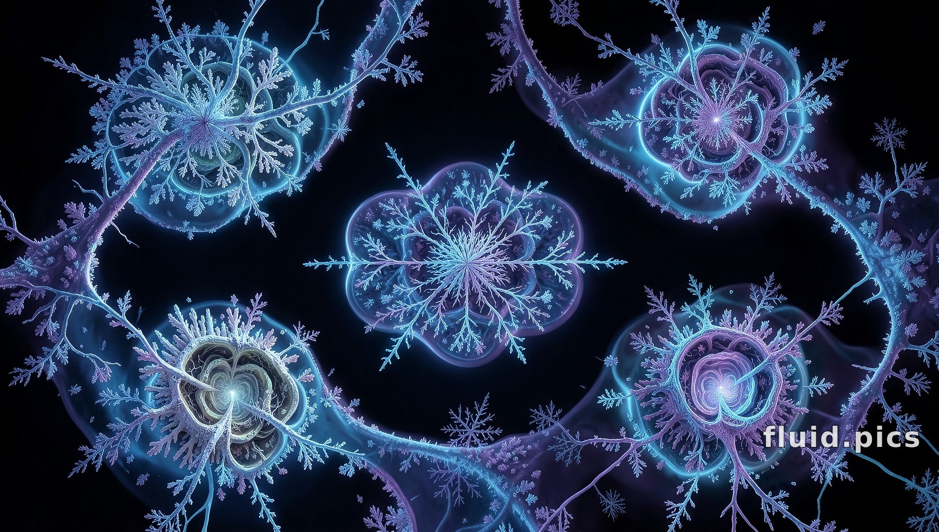Frost Blossoms — Fractal Art