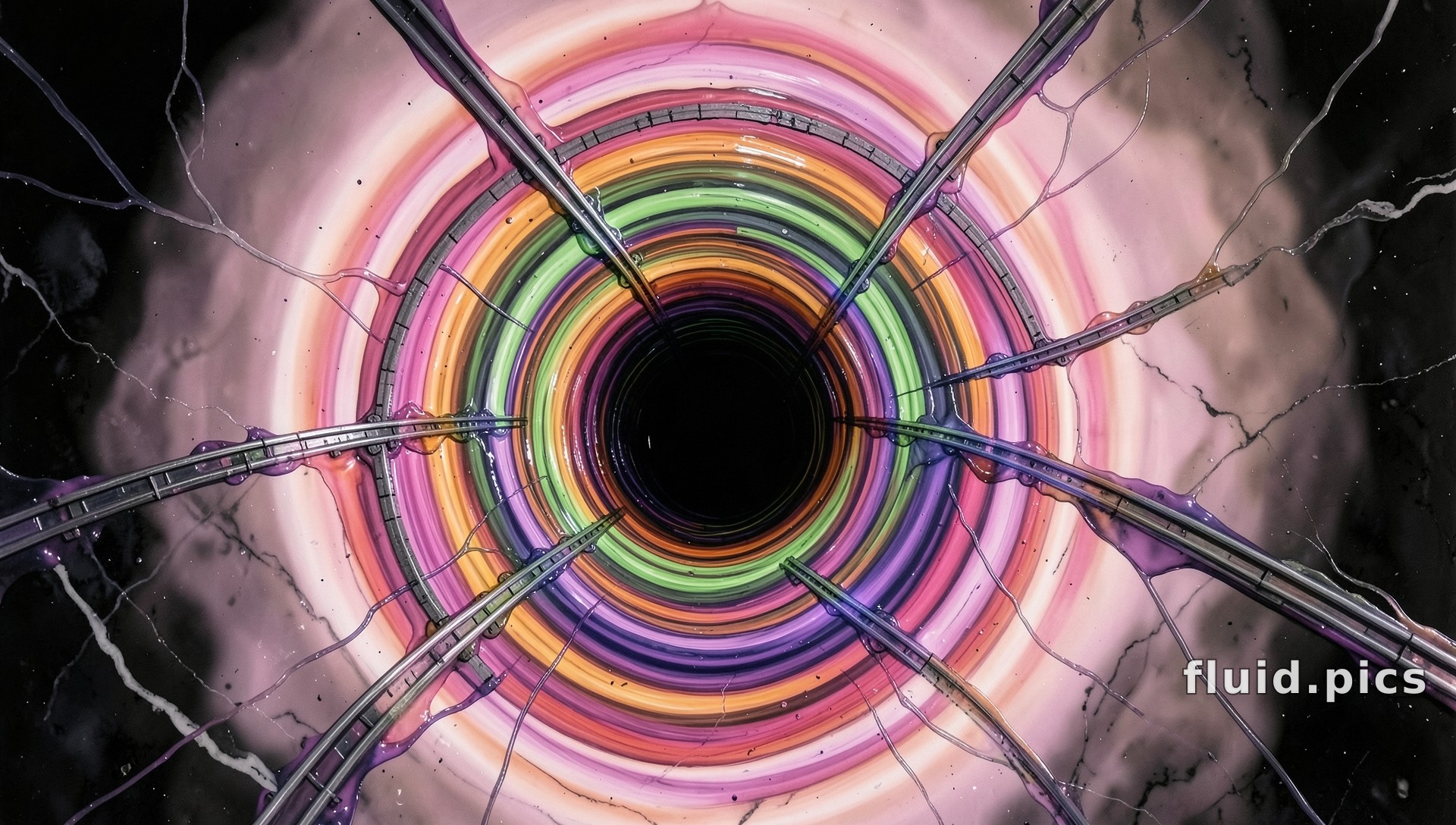 Rainbow Tunnel — Гибридное искусство