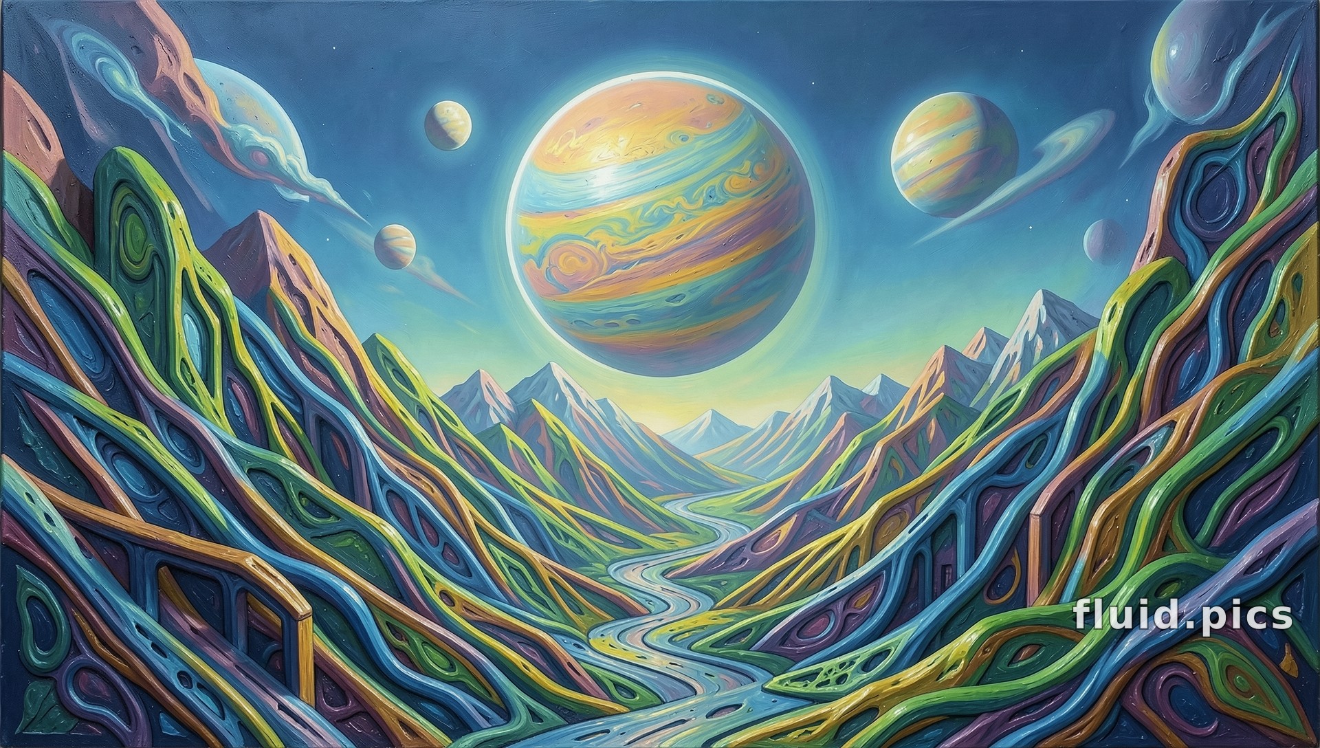 Flickering Stream of Creation — Психоделическая абстракция
