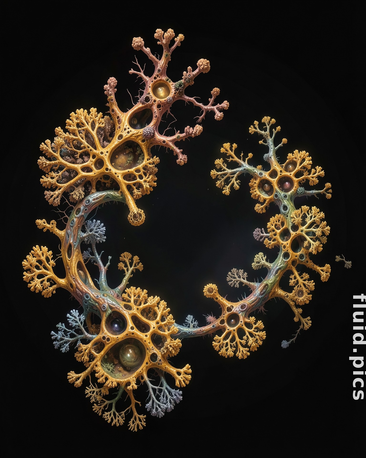 Ring of Lichen — Fractal Art