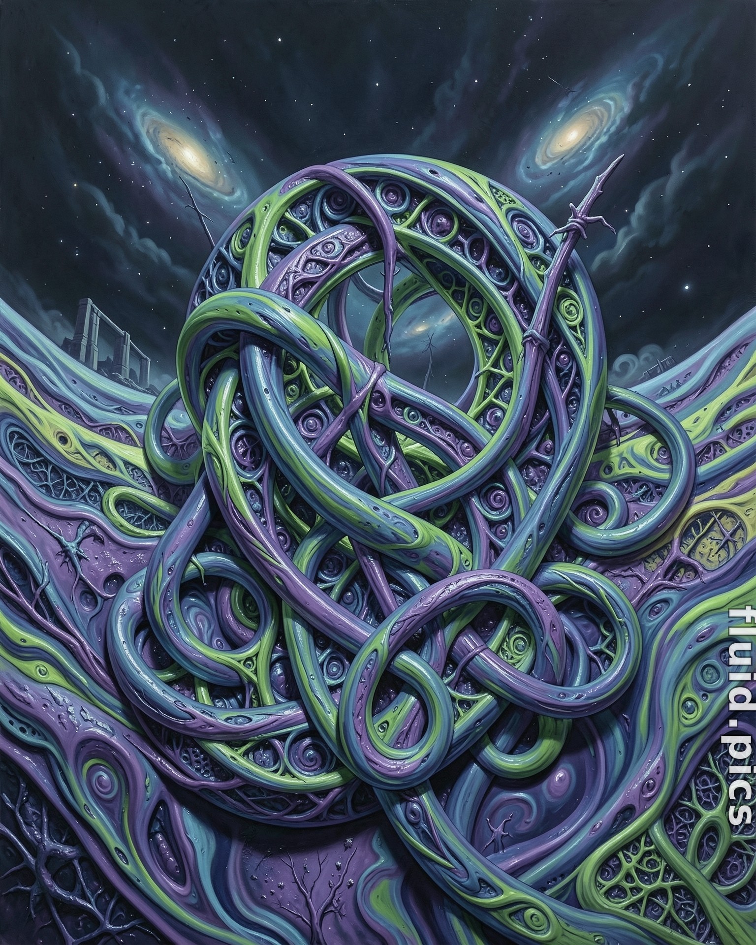 Giant Knot — Психоделическая абстракция