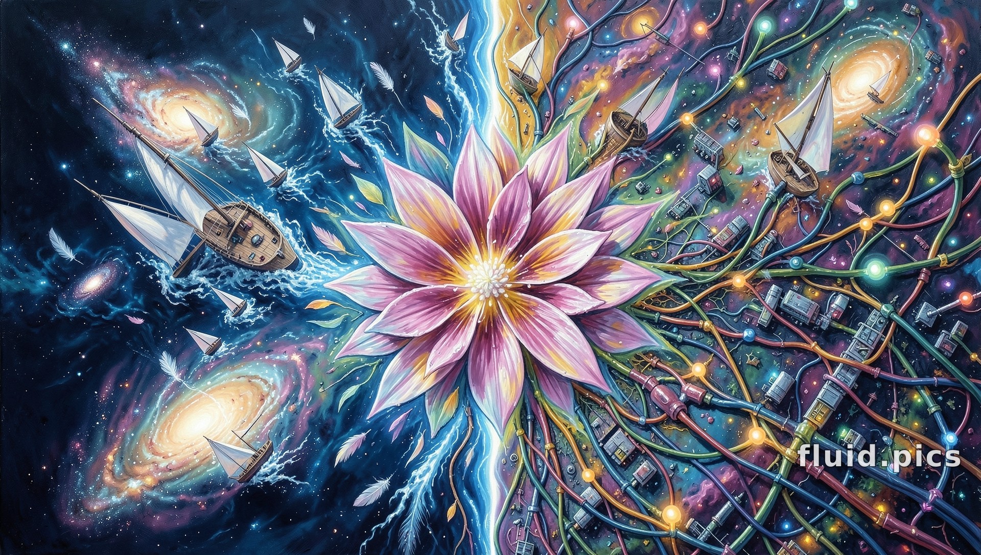 Boat of Luminous Dust — Гибридное искусство
