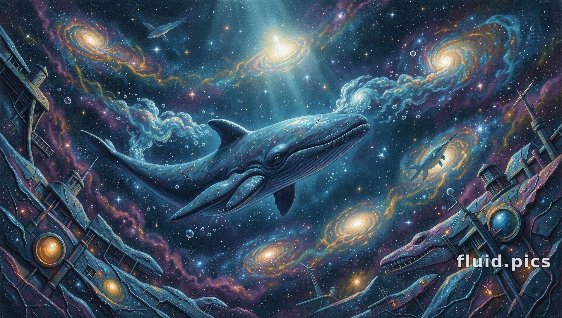 Galactic Whale — Психоделическая абстракция