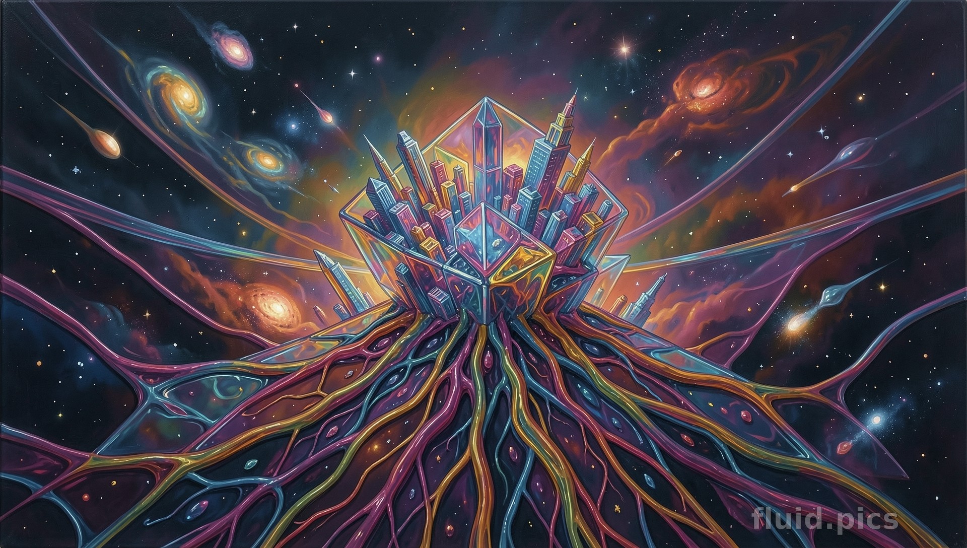 Root-City — Psychedelic Abstract