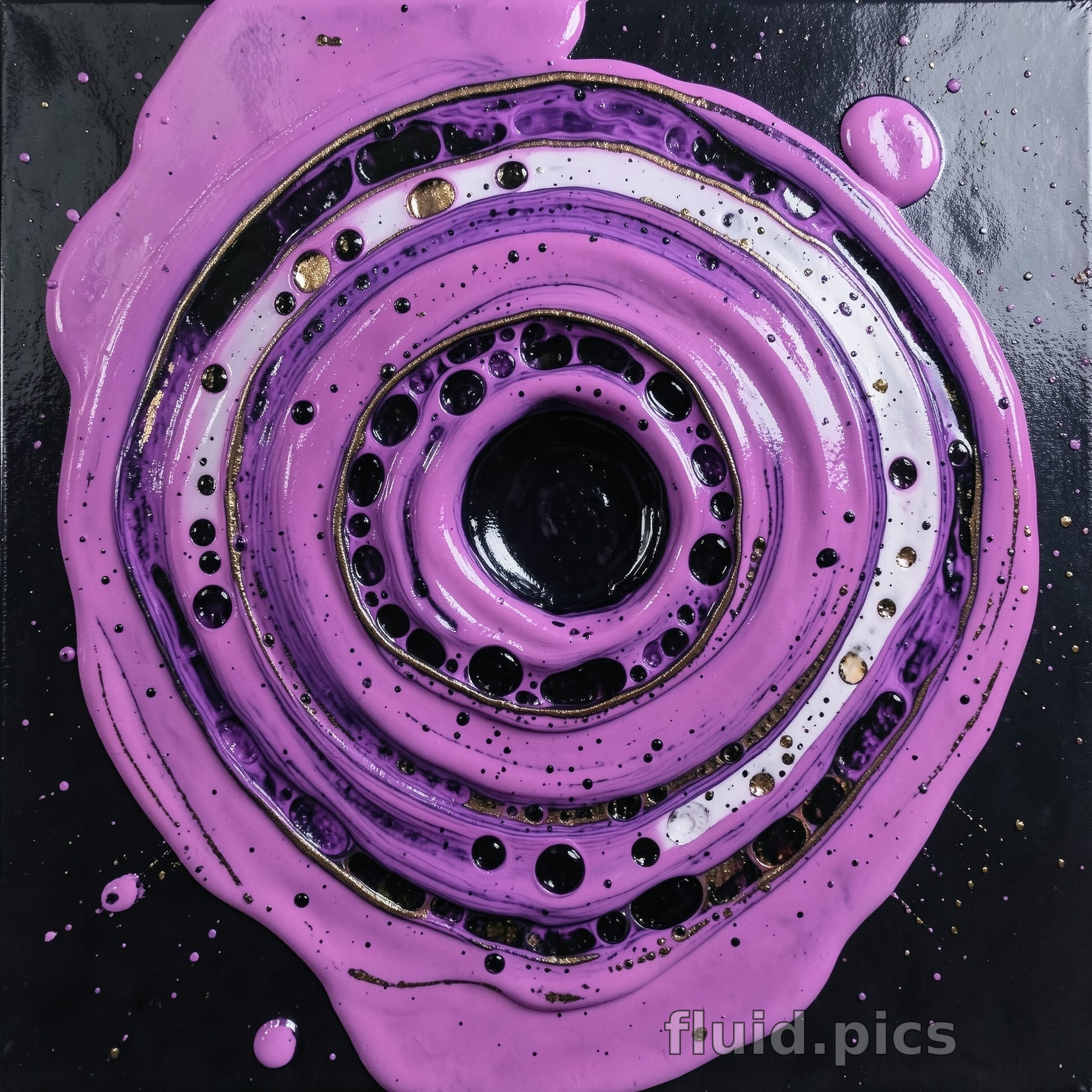 Snails of Silent Dreams — Fluid Art