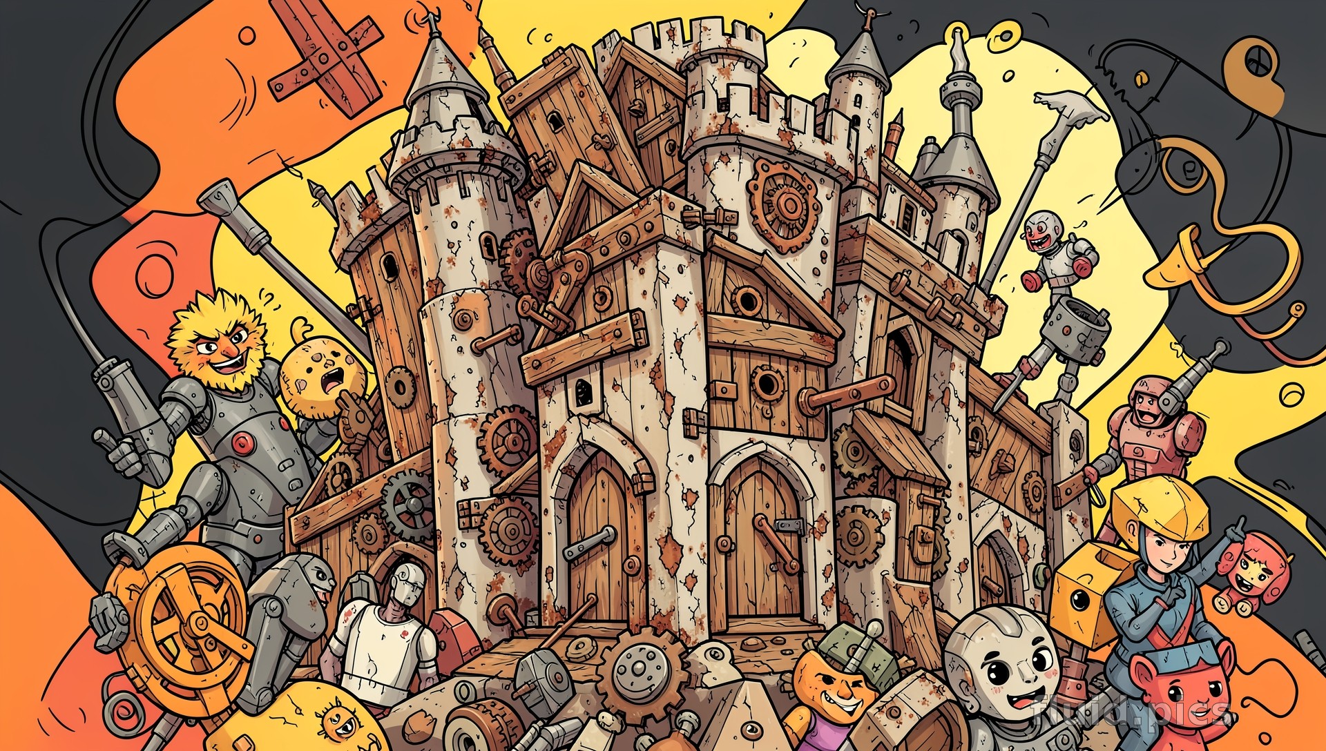 Castle of Cogs — Гибридное искусство