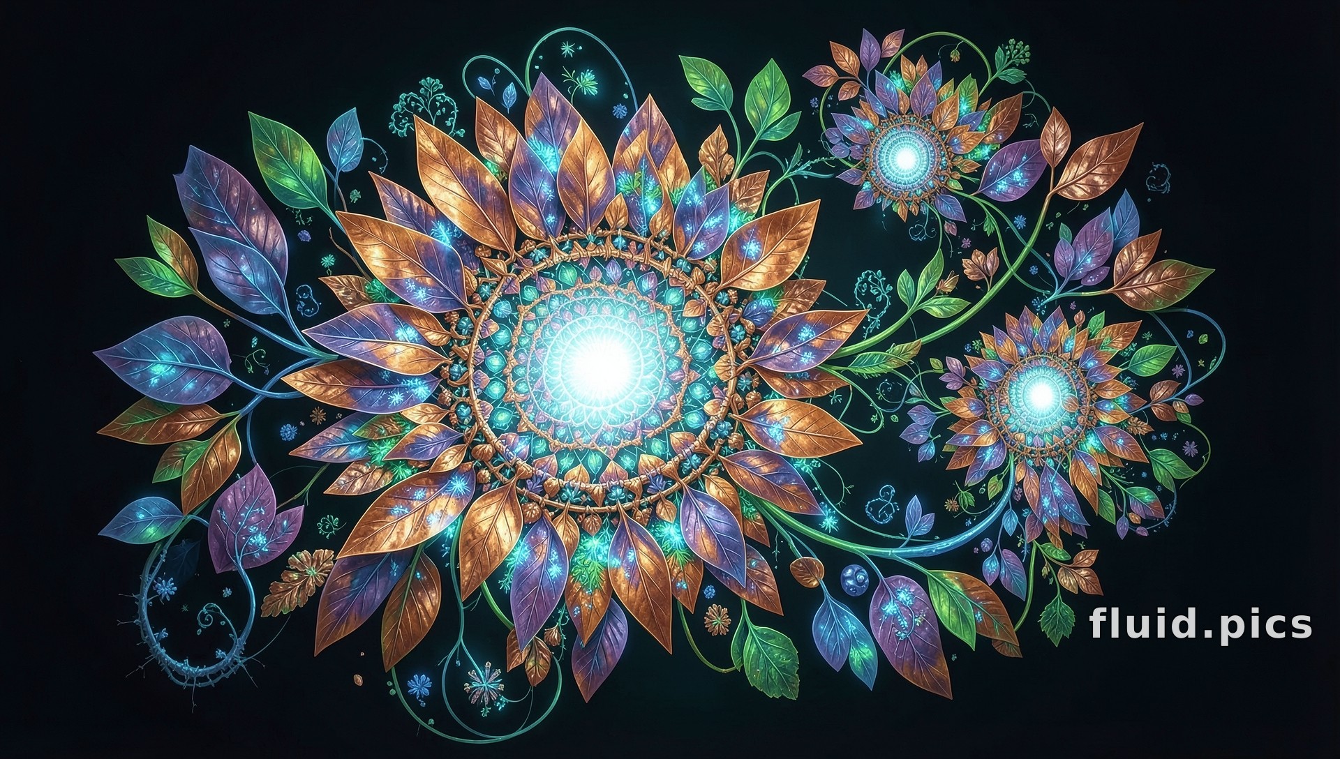 Gardens of Luminaries — Fractal Art