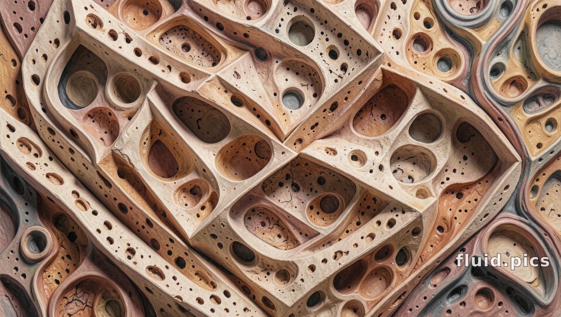 Breathing Honeycombs — Психоделическая абстракция