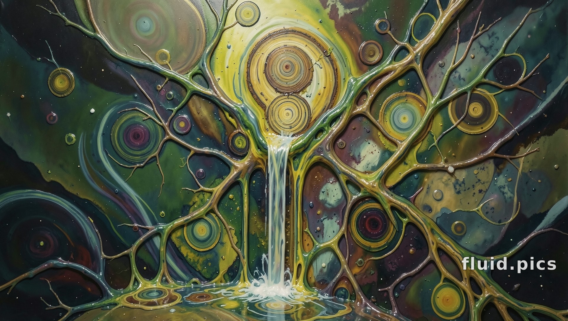 Spring in the Canopy — Hybrid Art