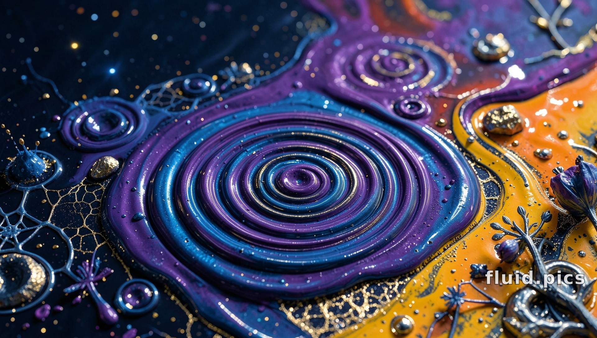 Gilded Whirlpool — Гибридное искусство