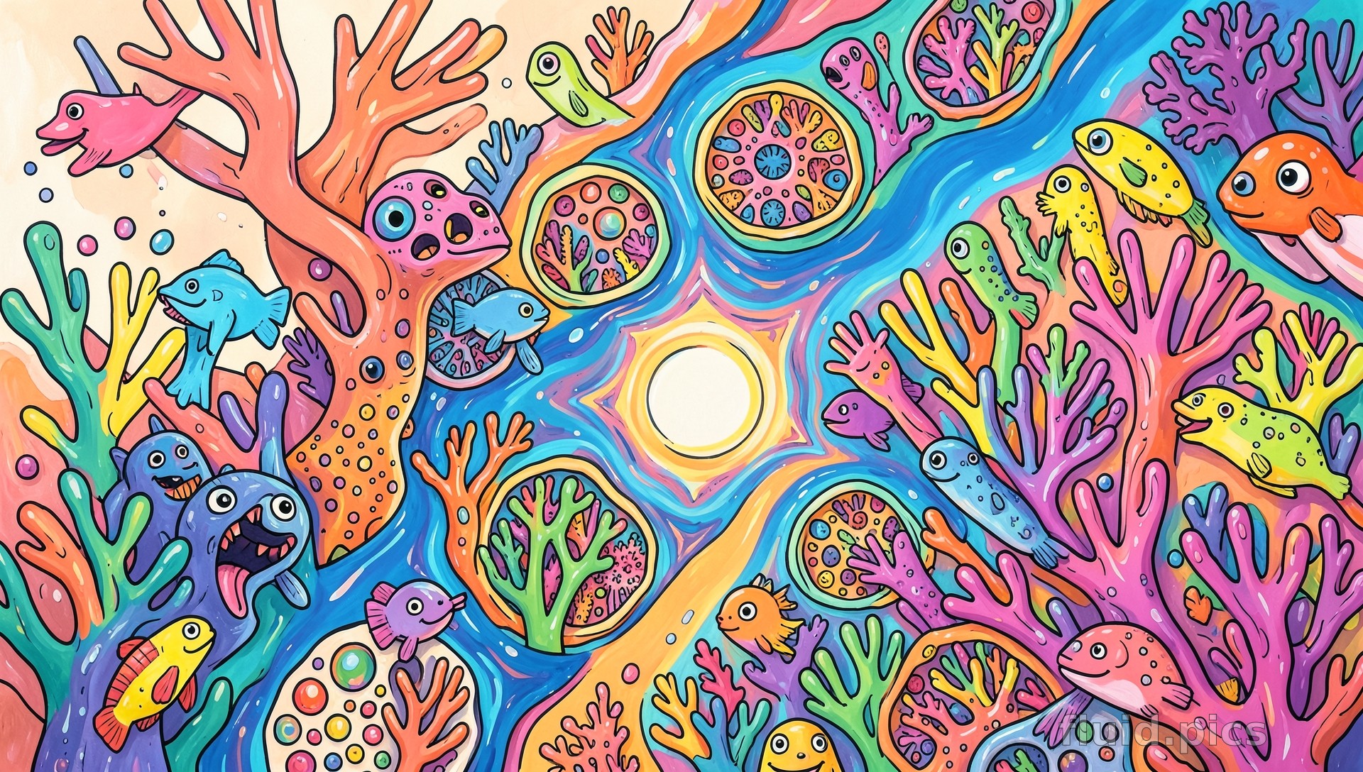 Sun Drip — Гибридное искусство