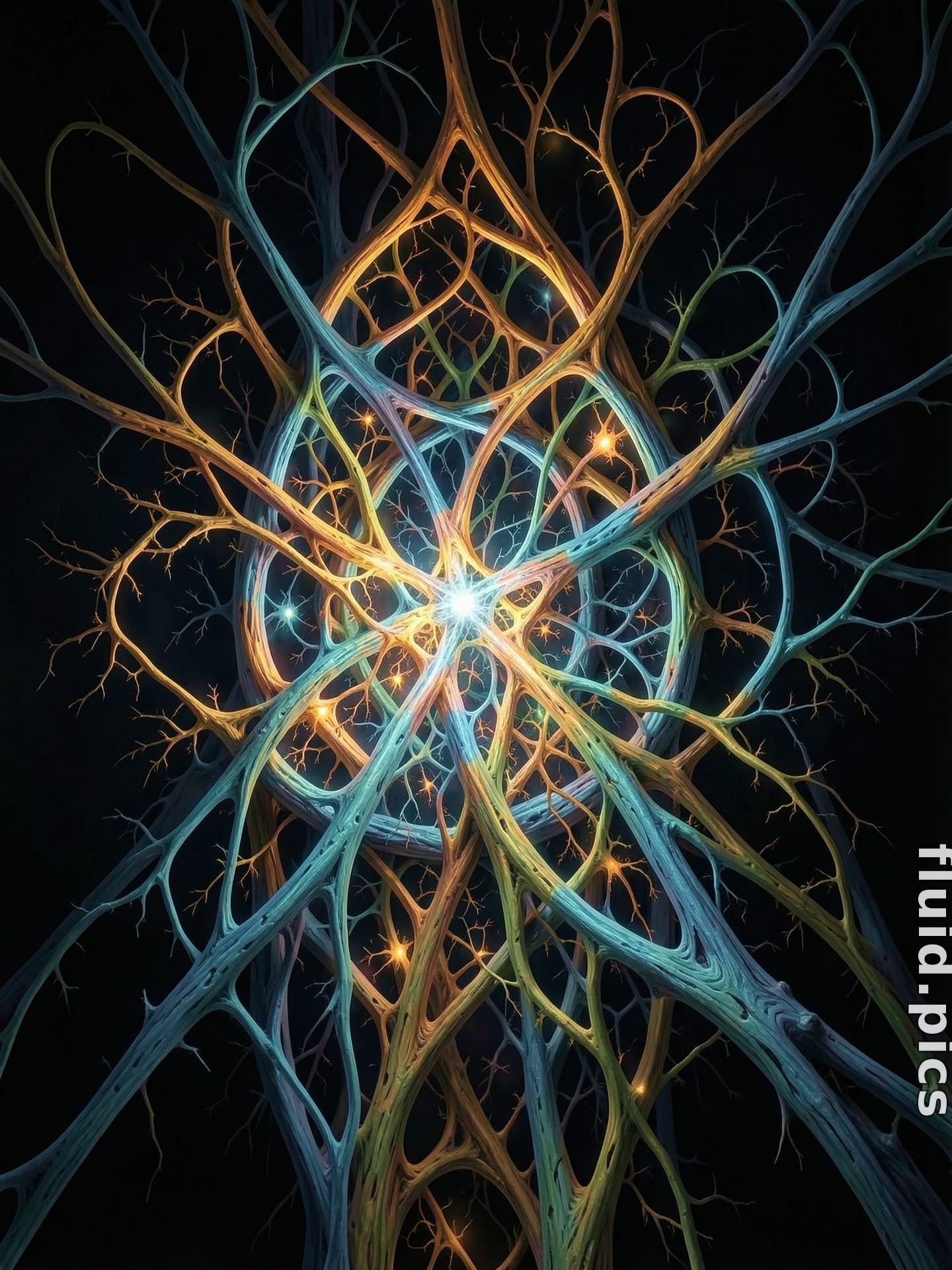 Intertwining Branches of Mind — Фрактальное искусство