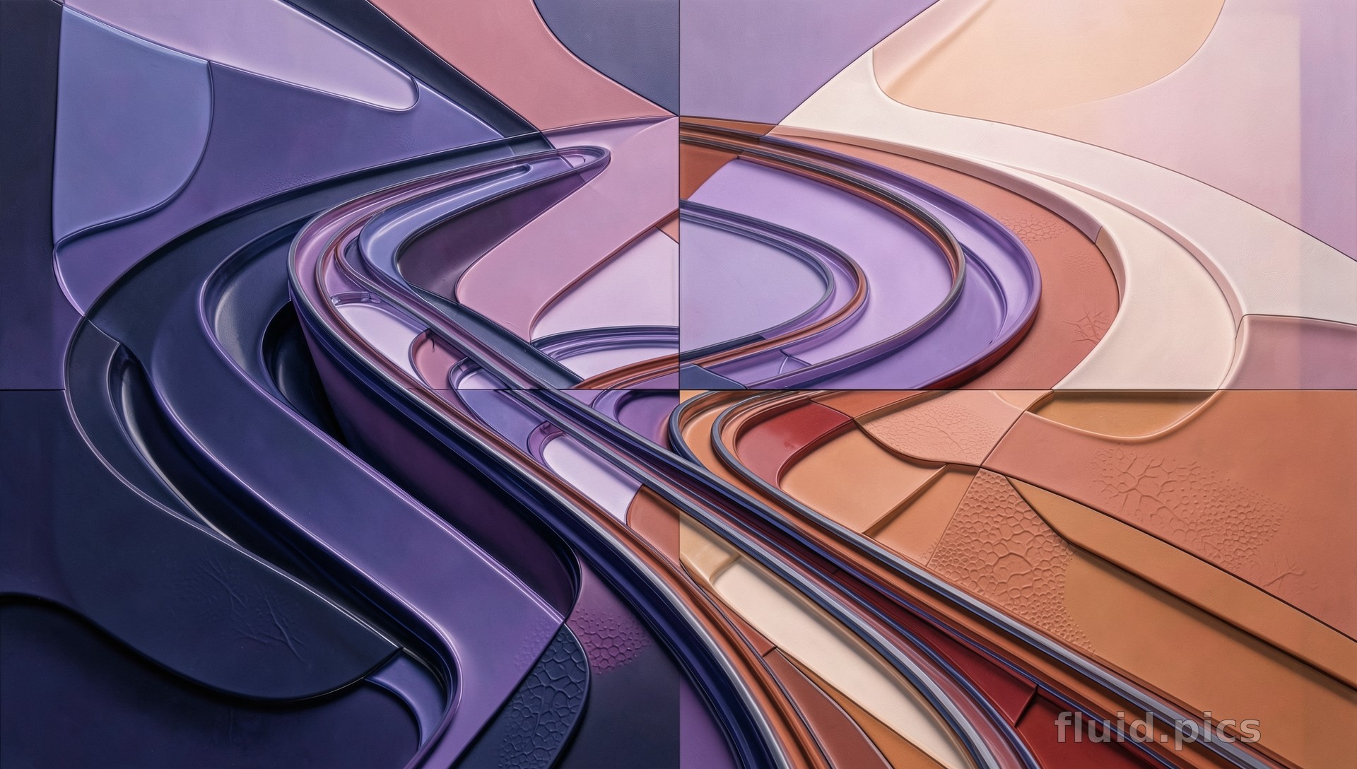 Twilight Road — Psychedelic Abstract