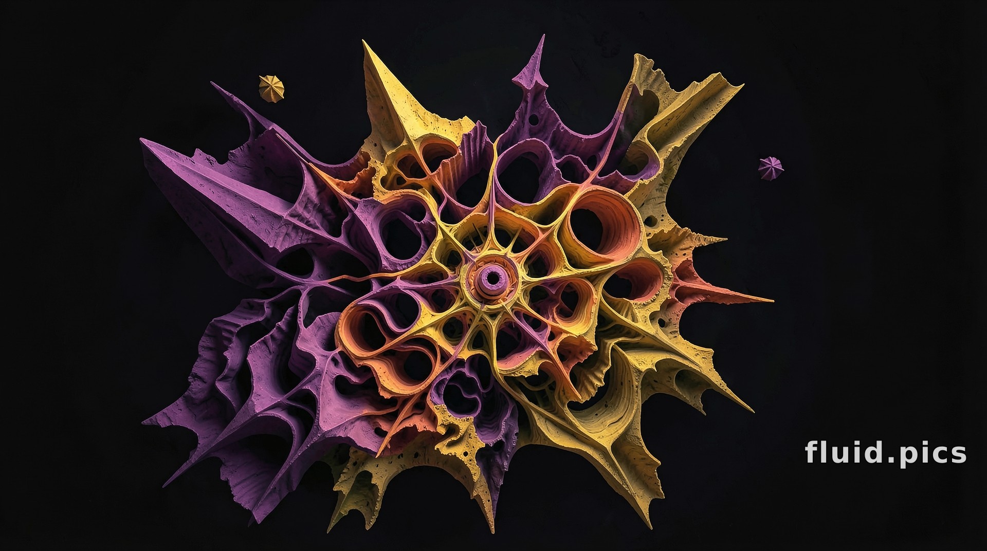 Spiky Shell — Fractal Art