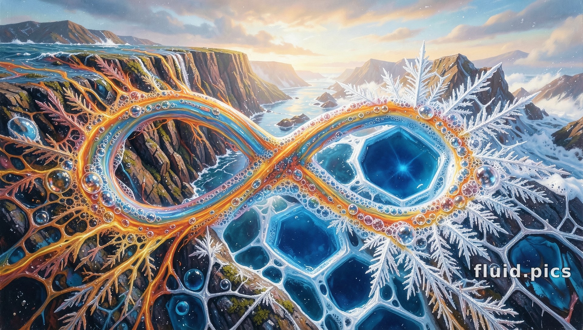 Crystalline Breath of the World — Hybrid Art