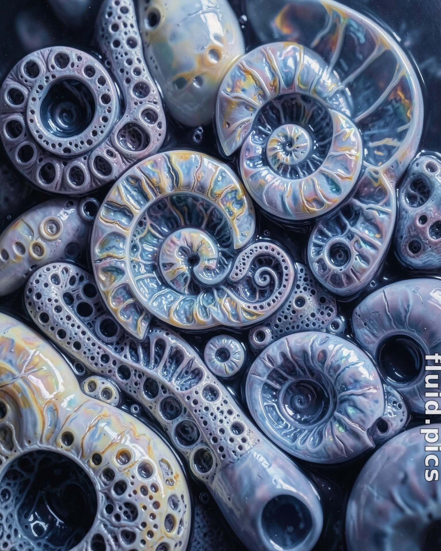 Crystal Evolution — Psychedelic Abstract