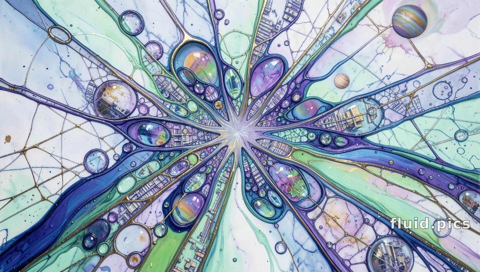 Cities in Droplets — Гибридное искусство