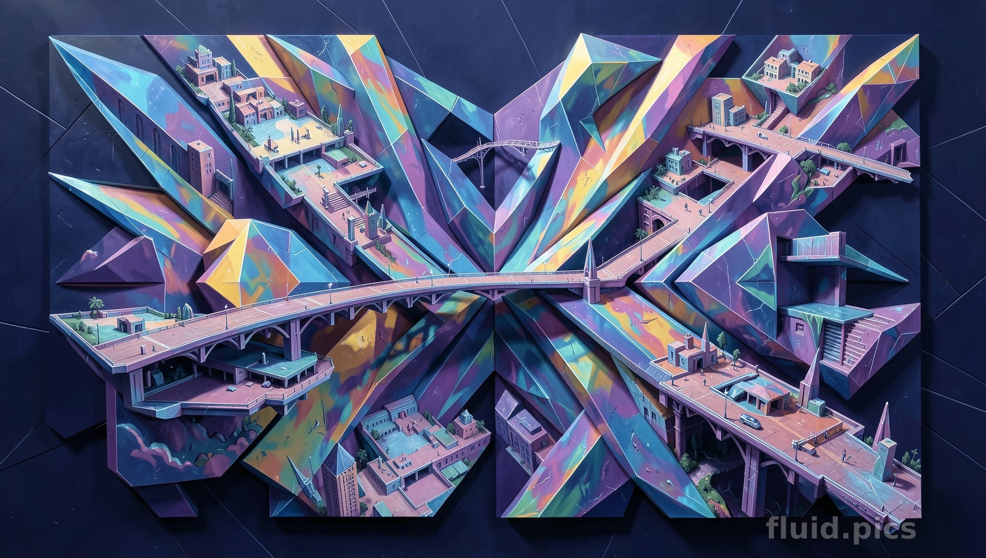 Crystal Megalopolis — Психоделическая абстракция