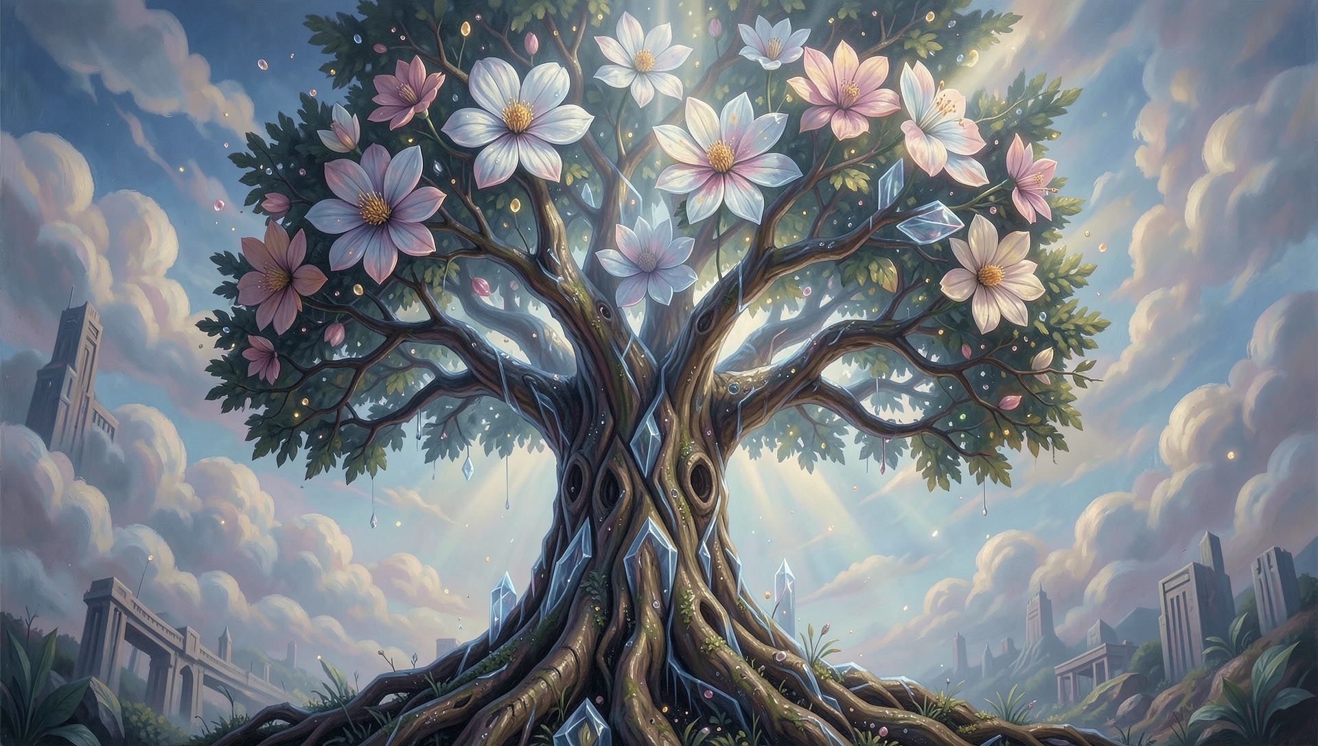 Сад кристаллов — Психоделическая абстракция