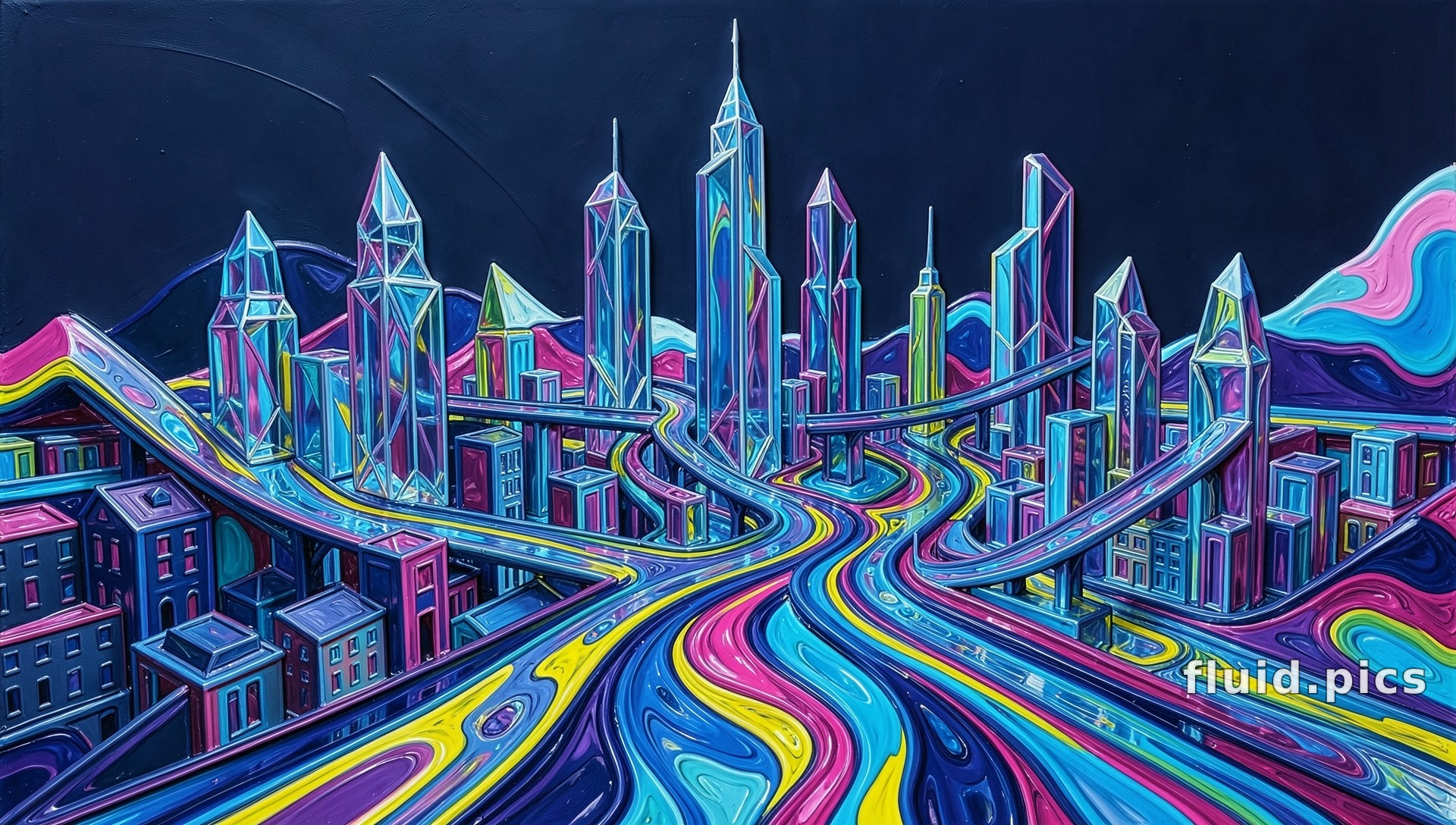 The Glass Avenue — Psychedelic Abstract