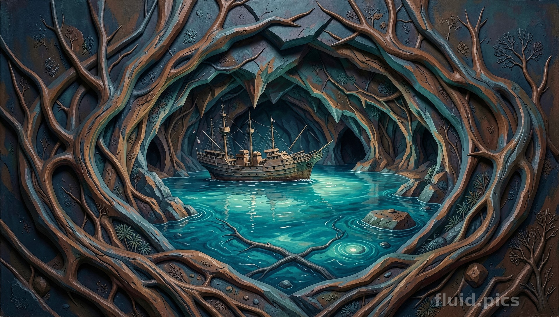 Корни морского сна — Психоделическая абстракция