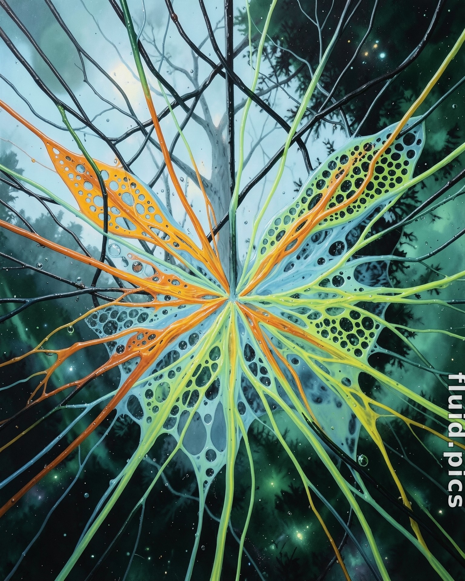 Wings of the Forest — Hybrid Art