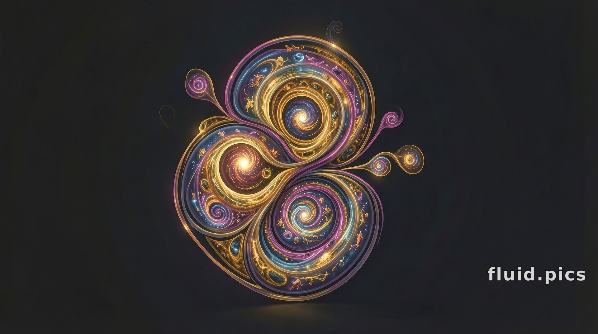 Triple Spiral — Fractal Art