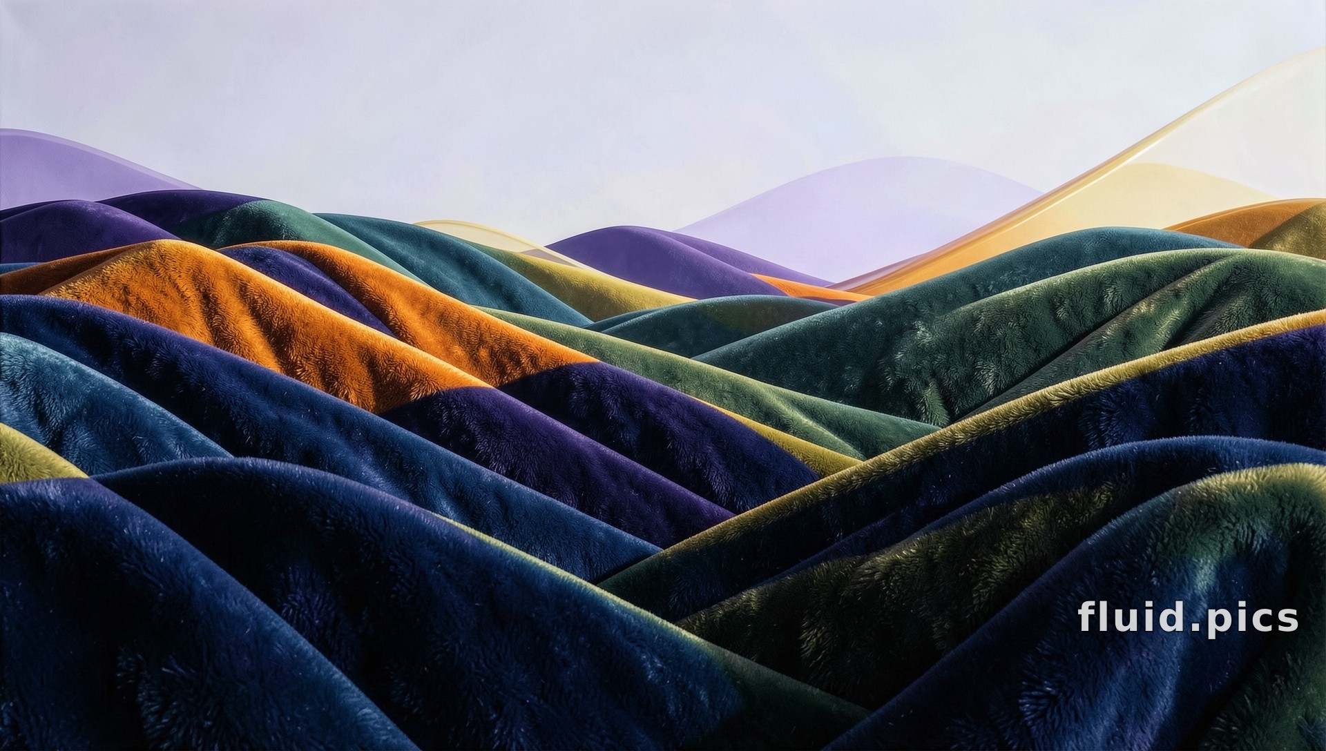 Velvet Mountains — Psychedelic Abstract