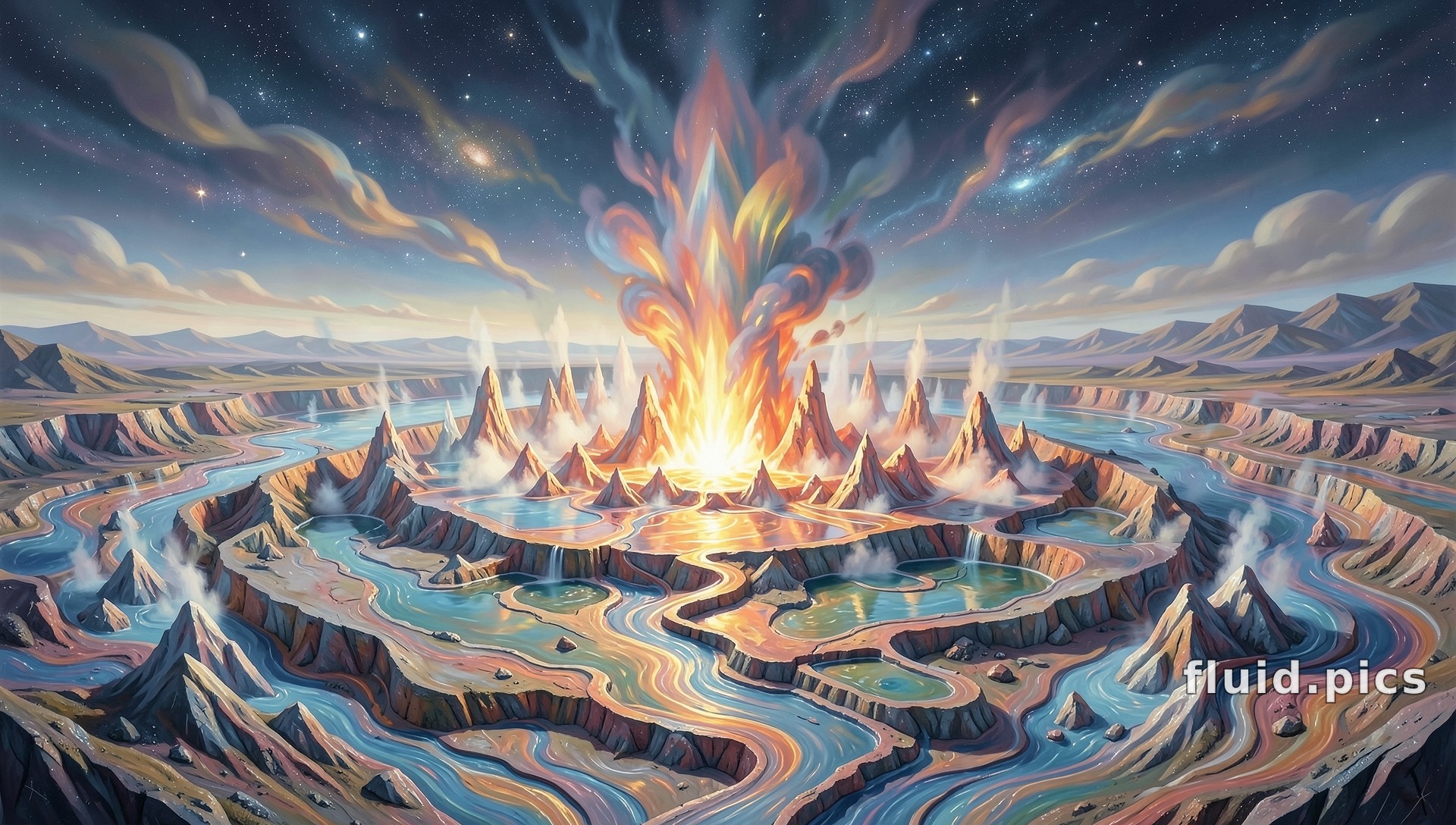 Starry Spring — Психоделическая абстракция