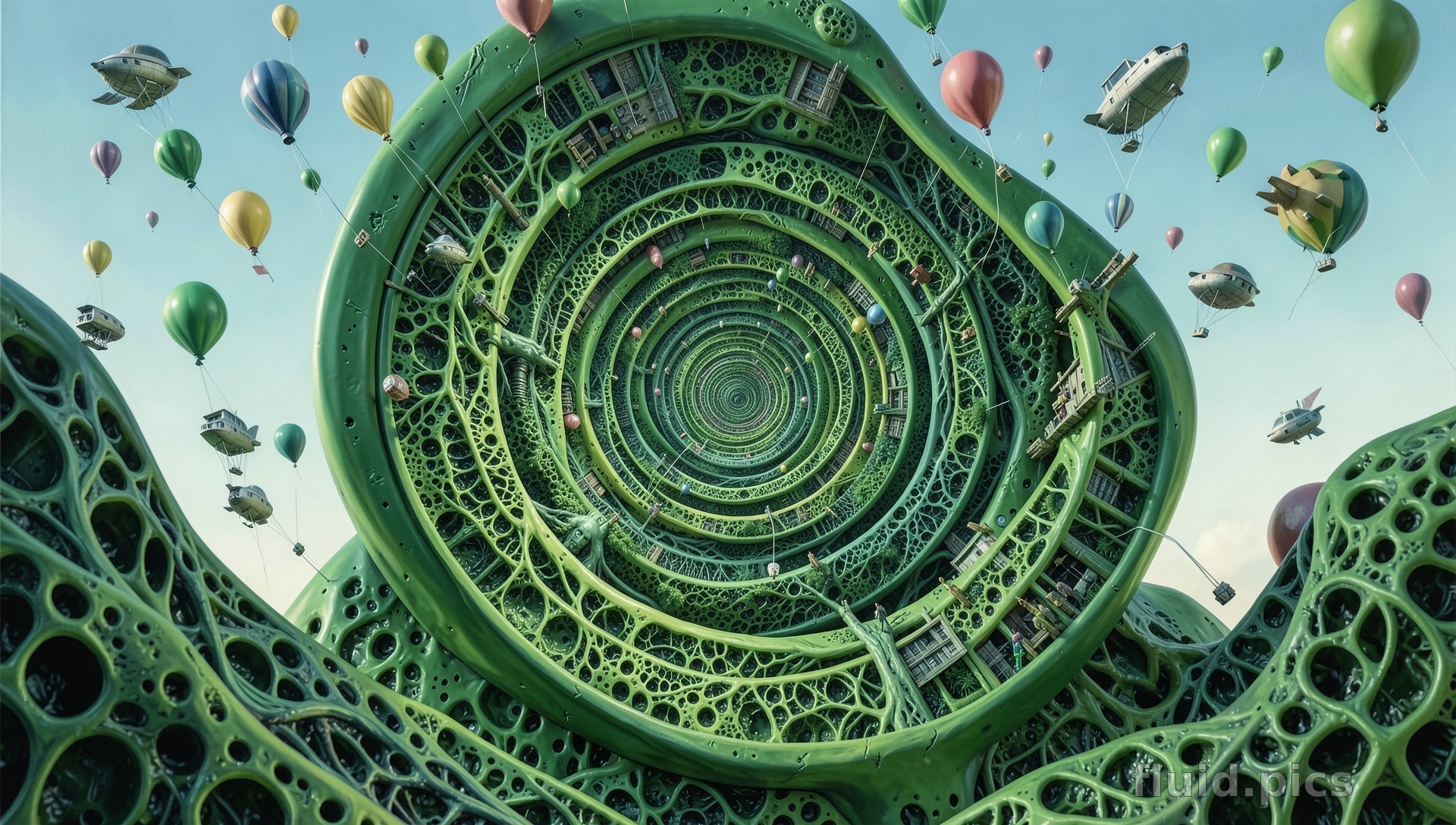 Snail Flights — Psychedelic Abstract