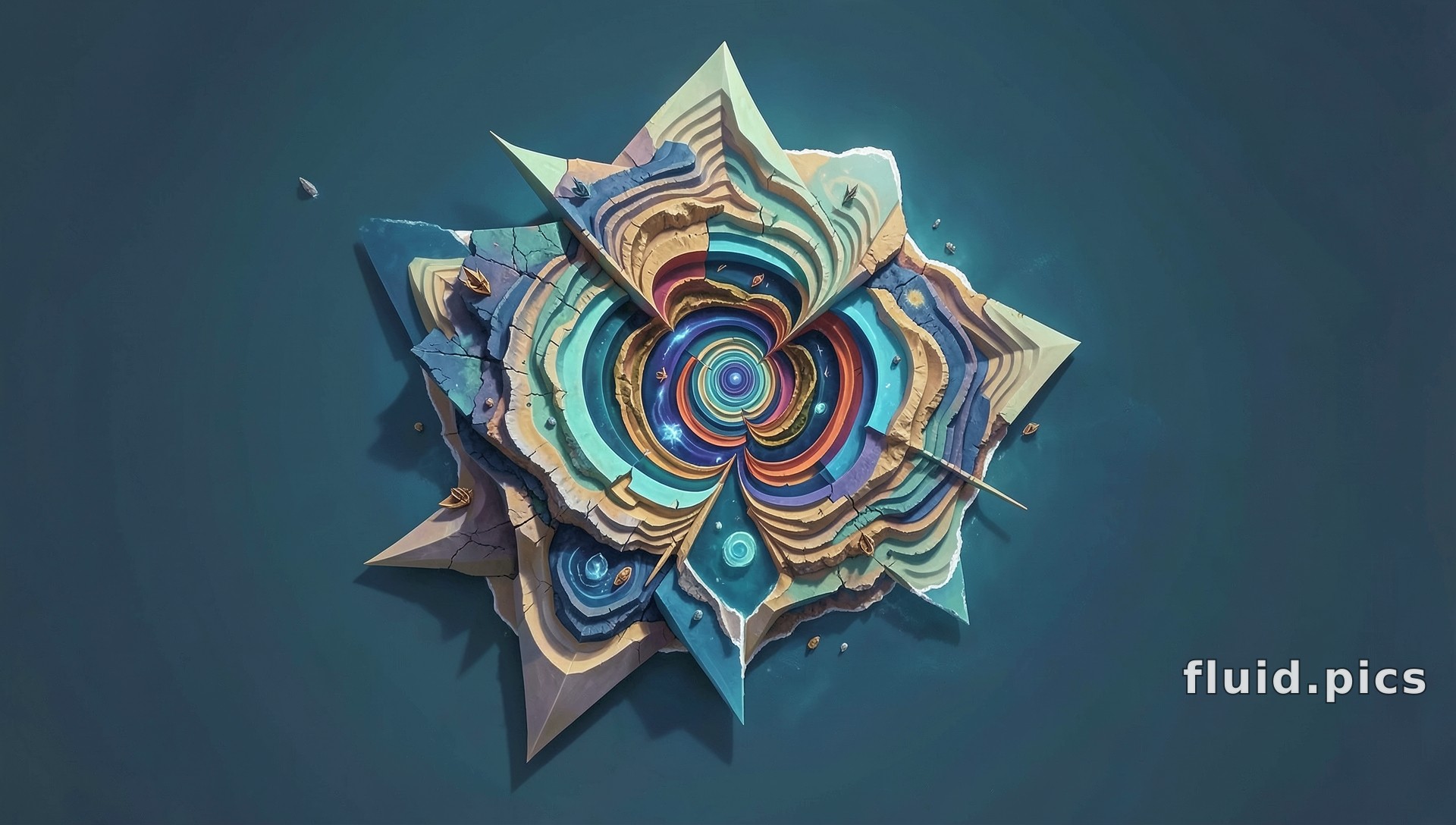 The Star Island — Fractal Art
