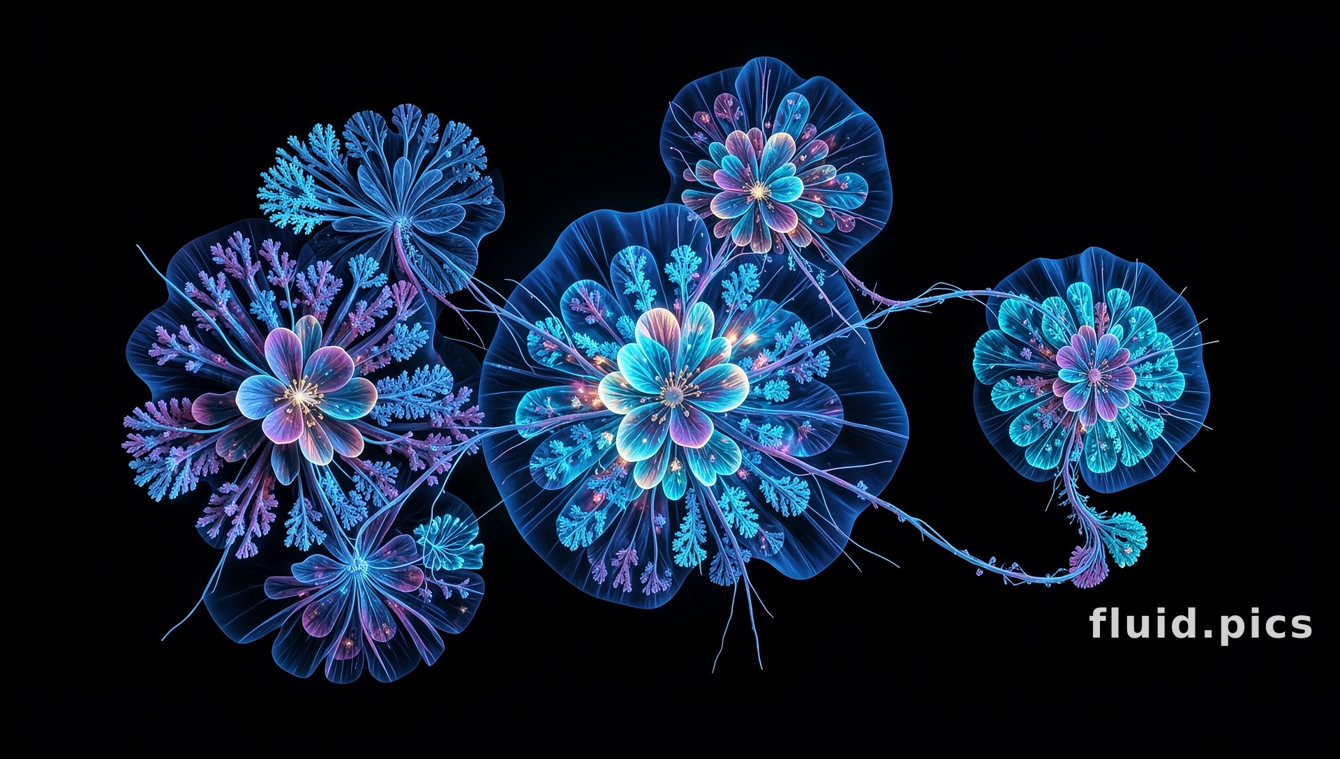 Sea spray stars — Fractal Art
