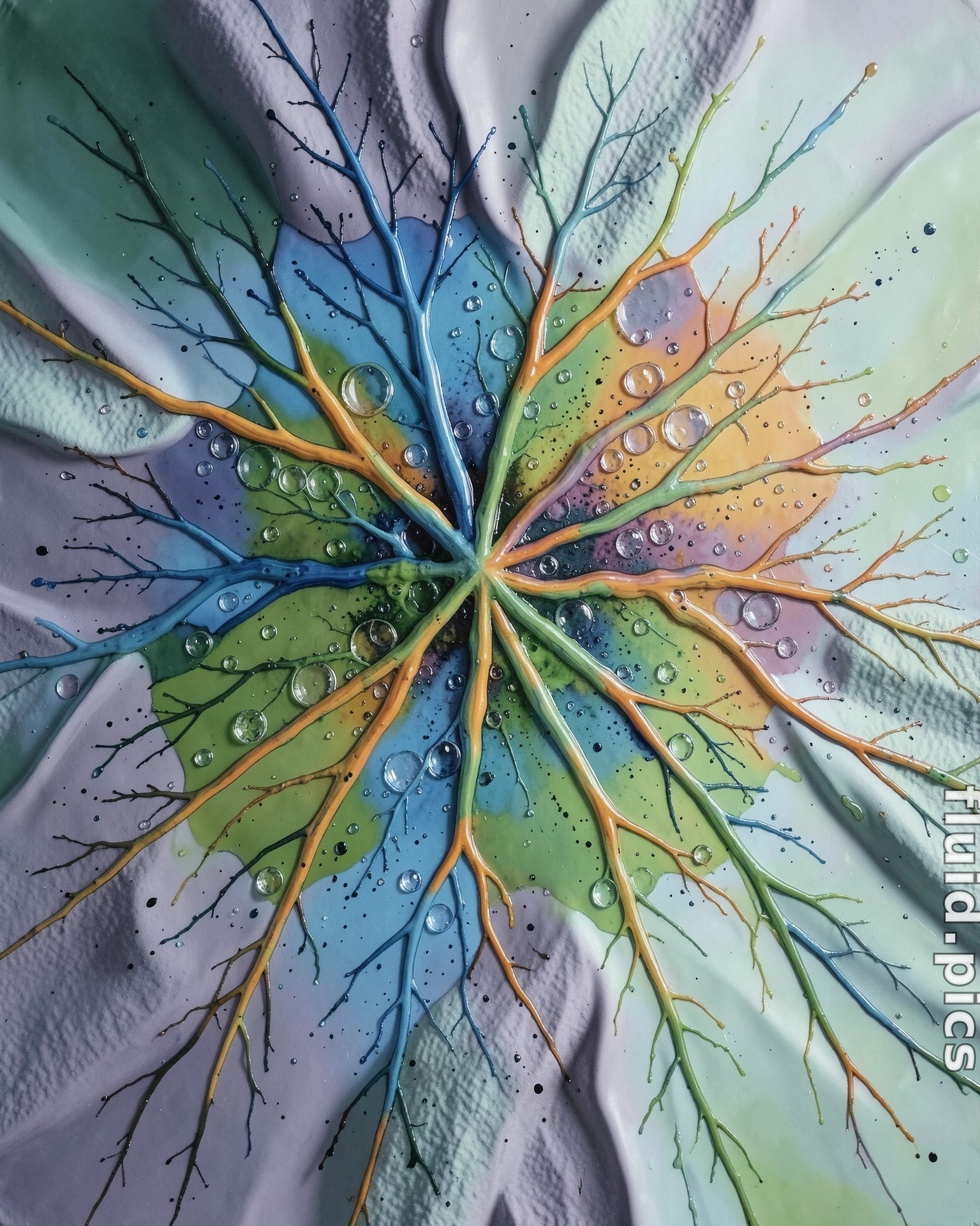 Rainbow Heart of Earth — Гибридное искусство